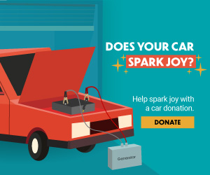 Does Your Car Spark Joy? Donate your car to First Step!